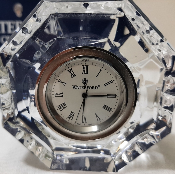Waterford Crystal Accents Waterford Crystal Small Clock No Box